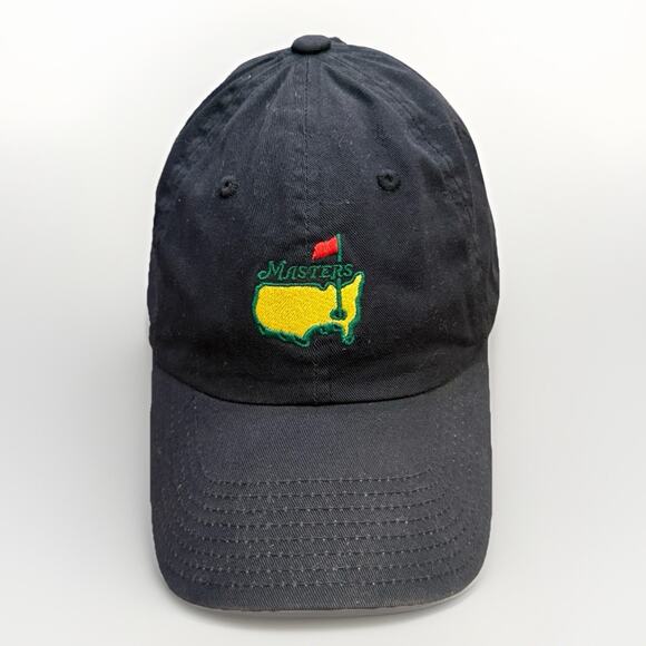 American Needle Other - American Needle Mens Navy Masters Embroidered Golf Adjustable Strapback Hat Cap